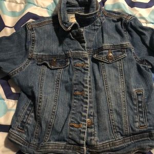 Old Navy girls blue jean jacket